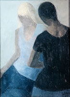 <em>Jeans</em>, 75x54 cm, huile sur toile, 1975. Collection Fondation Pierre Gianadda, Martigny.