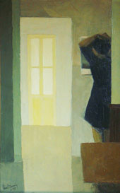 <em>Perspective</em>, 116x73 cm, huile sur toile, 1975.